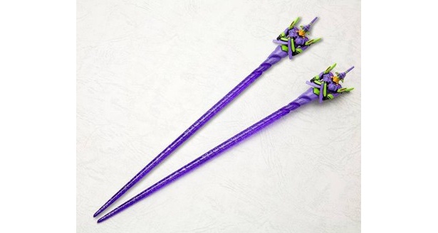 2012年11月発売「エヴァンゲリオンチョップスティック」初号機(1575円・230mm)