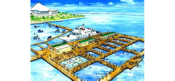 海のど真ん中で遊んで学べる♪