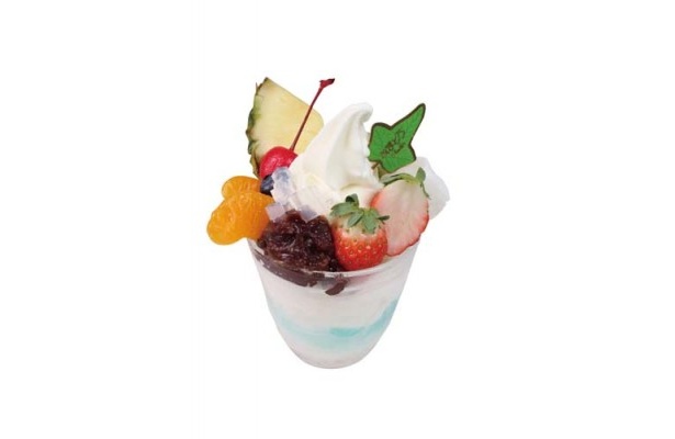 クリームぜんざいにもエーゲ海のコバルトブルーが！ 小樽洋菓子あまとう「マンマ・ミーア！クリームぜんざい」￥480
