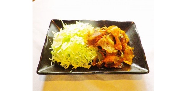 店長特製・ザーサイと油揚げのラー油和え