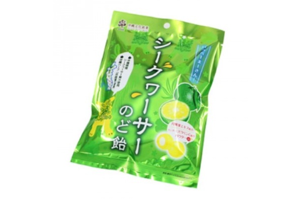 風邪気味の時の必需品？「シークヮーサーのど飴(オキコ)70g」