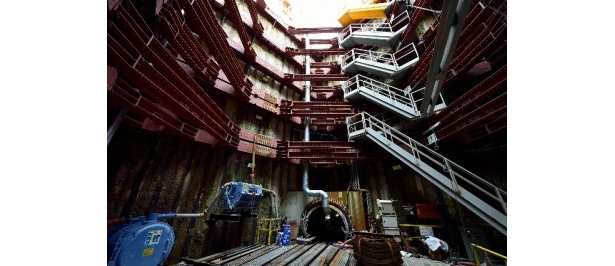 発進立坑の工事現場