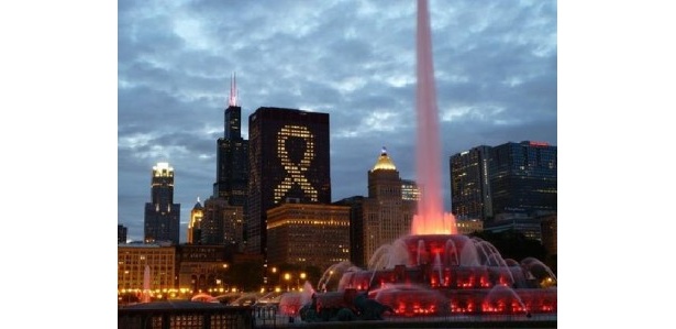 シカゴの「バッキンガム噴水」は、アメリカ一美しいと言われる