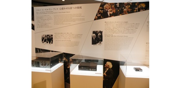 ソニー商品の開発の歴史も確認できる