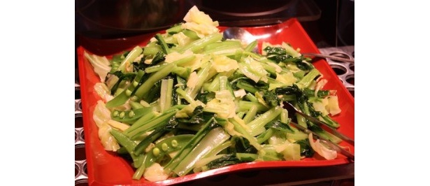「葉酸たっぷり！青菜サラダ」