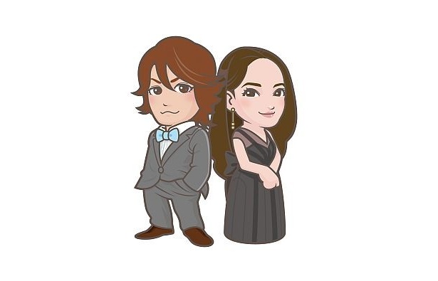 3Dキャラの2人の動きもキュート
