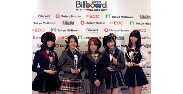 AKB48が2年連続でビルボード・ジャパン4冠を達成！
