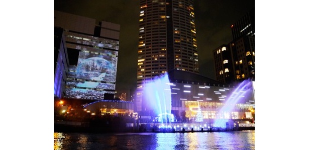 中之島ウエストで幻想的な水と光りのイベント「冬ものがたり2012」が初開催！ 