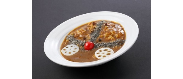 「GUNDAM Cafe」の「アッガイ・カレー」。チーズ入りでマイルド