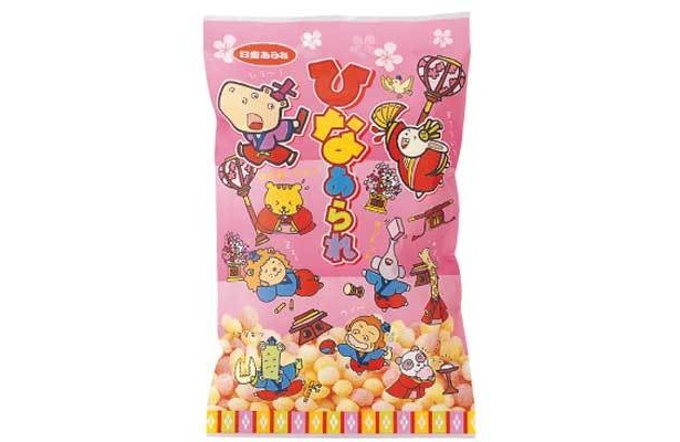キャラがかわいい〜「日東あられ」(100円/50g)
