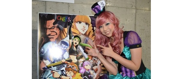 「クリスマス痛車ふぇすた2012」の会場でもコスプレ美女を発見