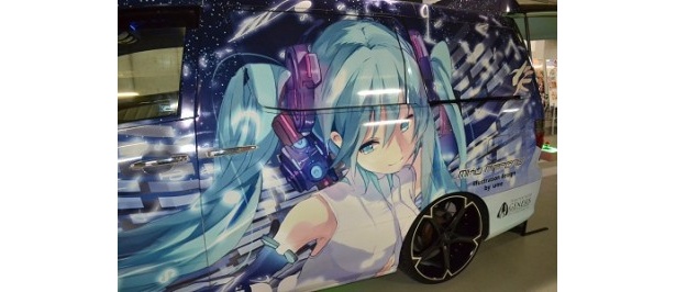 多数の痛車の展示イベントも同時開催中