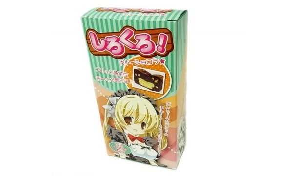 他にもチーズケーキ専門店デボンポートでは、萌えチョコレートケーキ「しろくろ」(1,000円)も販売。なんと全国土産品連盟の推奨品に指定