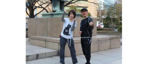 ペアのKさんと記念撮影