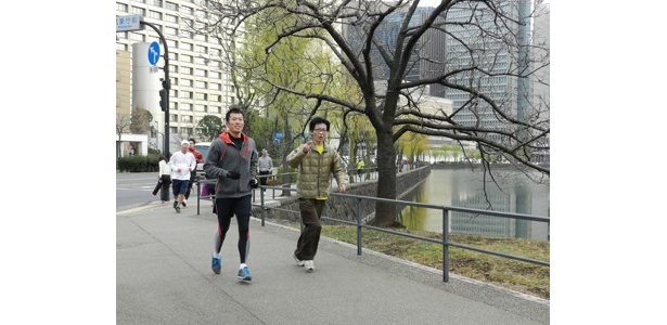 黙々と走るのもあり