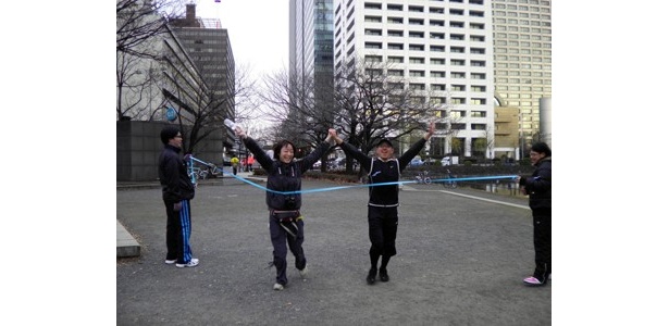 歩きっぱなしだった記者