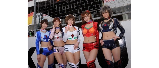 2012年11月に卒業したエヴァンゲリオンレーシングのレースクイーンたち