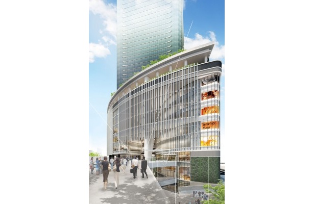 「グランフロント大阪」南館 南東角