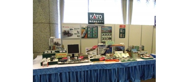 鉄道模型メーカー“KATO”の製品が展示