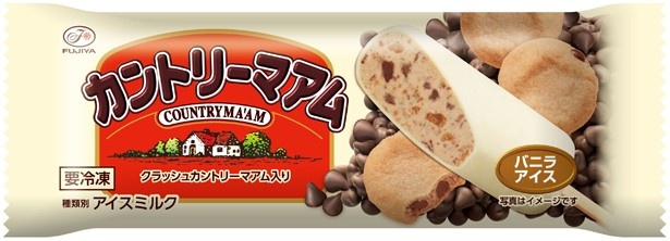 カントリーマアムがしっとり食感のアイスバーに変身！