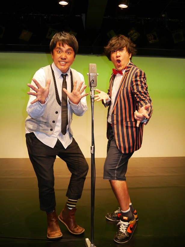 大阪で約7年ぶりとなる単独ライブを開催したアメリカザリガニの柳原哲也（写真左）と平井善之（右）