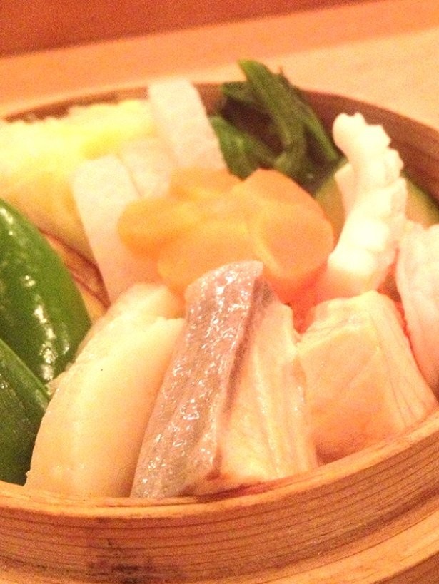 野菜を合う日本酒は、女子としてはうれしい。 
