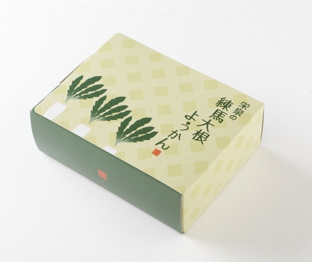 A.「練馬大根ようかん」は白と緑の2種100g入りで一箱500円