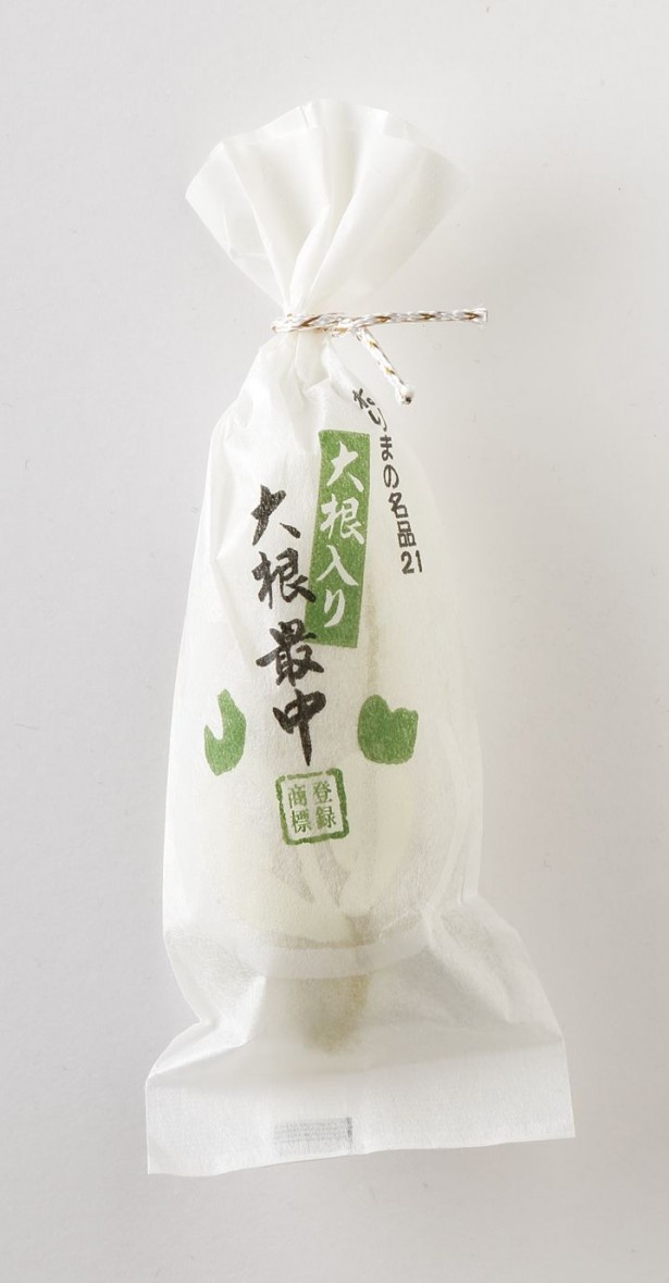 F.約8センチの練馬大根最中は1個105円
