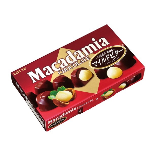 【写真を見る】甘さを抑えたマカダミアチョコレートマイルドビターは3月26日(火)に発売