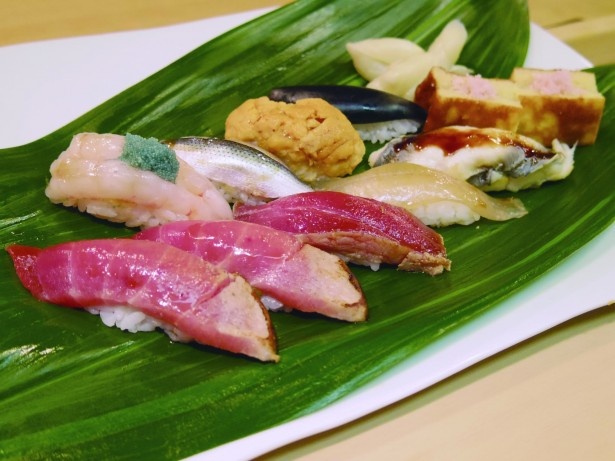 イートインのけいすし「江戸前にぎり寿司」(1人前3500円)