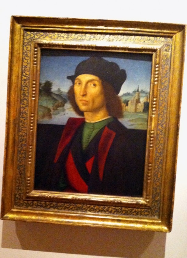 ラファエロ・サンティ「男の肖像」1502/04年頃