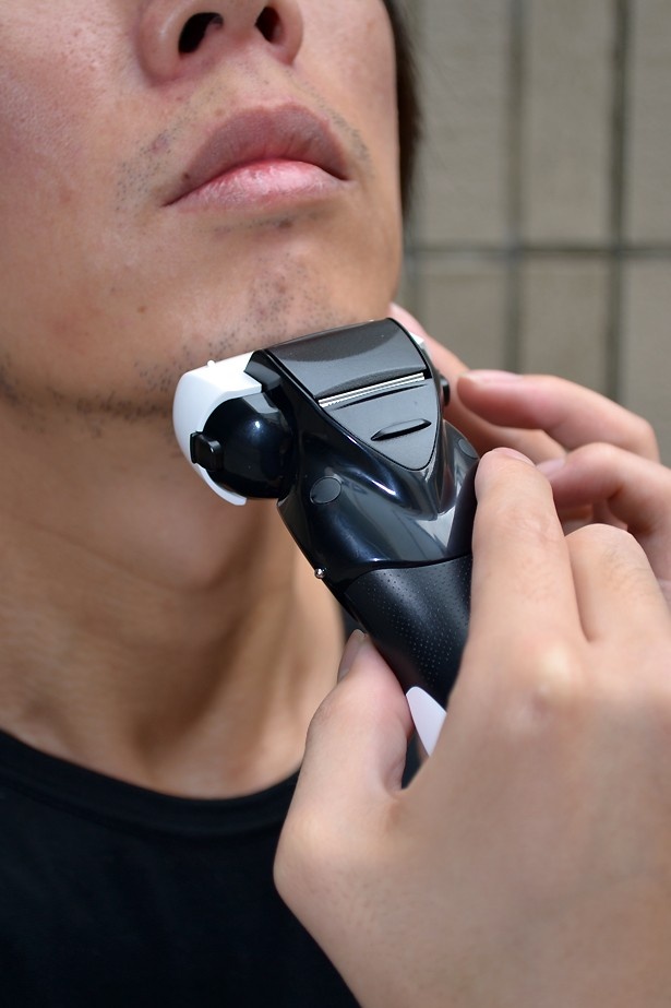 内刃の鋭角化によって硬い髭も楽々カット