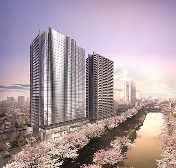 2014年10月グランドオープン！「飯田橋サクラパーク」は桜と外濠を臨む豊かな自然あふれる街に※画像はイメージ
