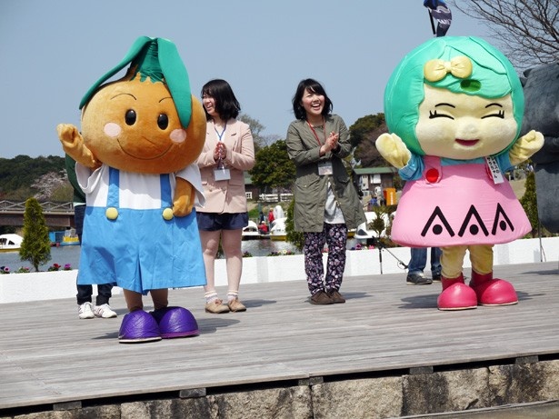 淡路島のゆるキャラによるショーも！