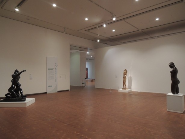 第2章では、ロダンなどの多彩な彫刻を見ることができる