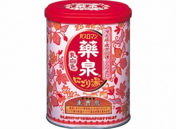 温浴効果を追求した商品「薬泉バスロマン」は体を芯から温めてくれる