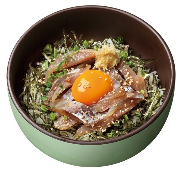 市原SAの「特製鴨川あじの漬け丼」(930円)