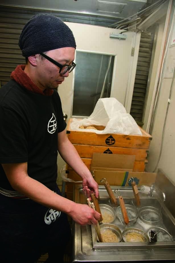 「つけめん 玉」はことし初参加。長島 誠さんが腕をふるう