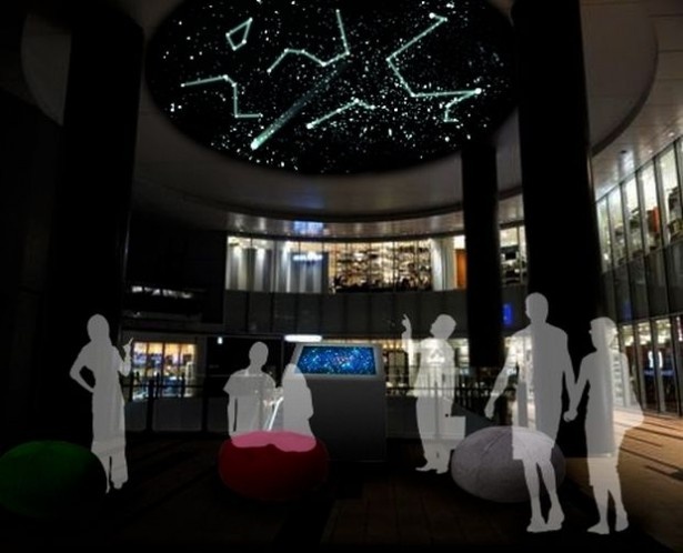 【写真を見る】お酒を飲みながらカウチで星空を楽しむことができる「プラネタラウンジ ～星屑の記憶たち～」
