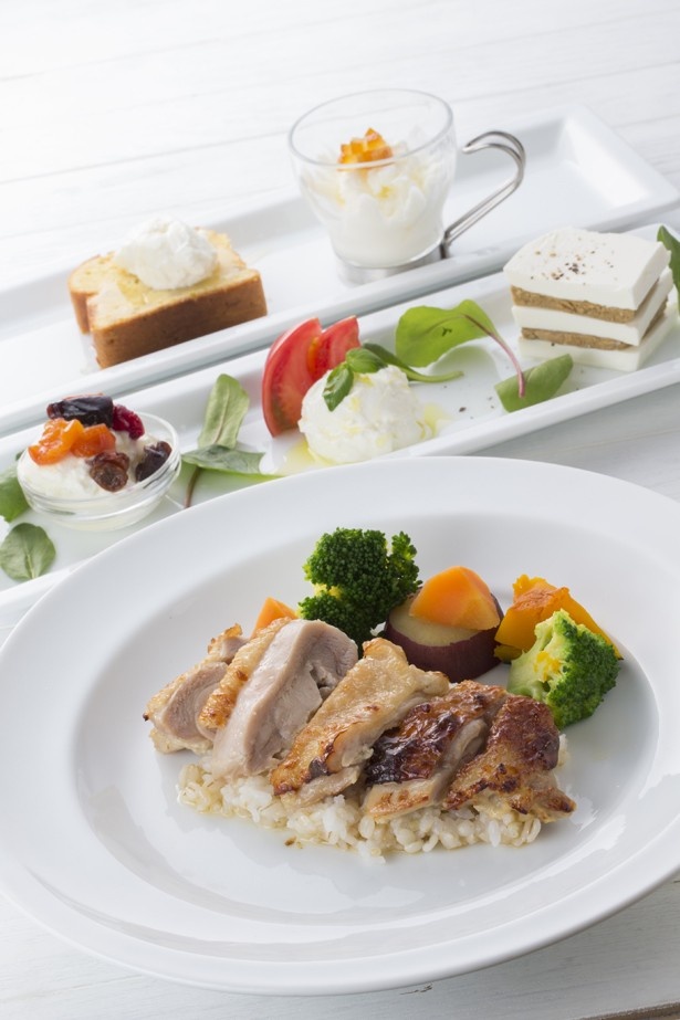 【写真を見る】ヨーグルトを使った美食レシピがレストランにも登場！「アンチエイジングレストラン Rire」ヨーグルトコース