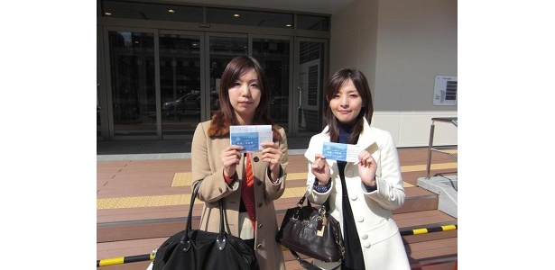 福富理恵さんと大野裕美さん。広すぎて迷っちゃった！