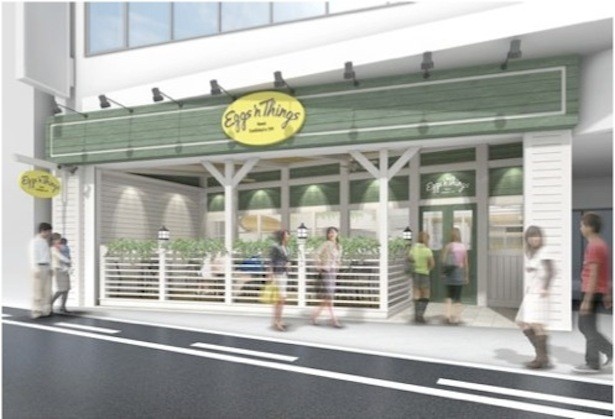 場所は街中だが、一歩入ればハワイ気分を味わって