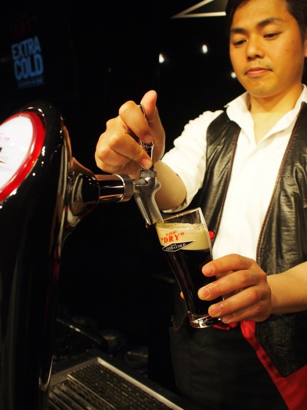 氷点下の温度帯でビールを楽しむことができる