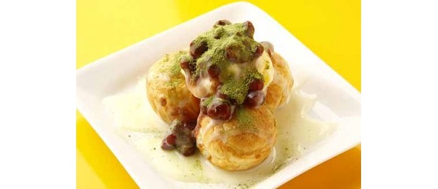 まっ茶ぜんざい、キャラメルナッツ、チョコバナナ!?　衝撃のデザートたこ焼き