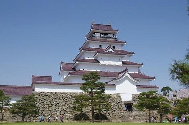 福島県の会津若松城(鶴ヶ城)