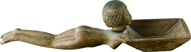 泳ぐ乙女の形のスプーン 紀元前700～紀元前650年頃