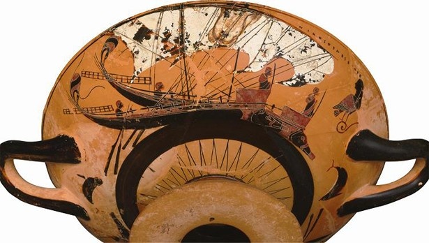 赤像式クラテル：エウロパの略奪 紀元前360年頃