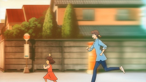 走っているうちに風景が変化していく