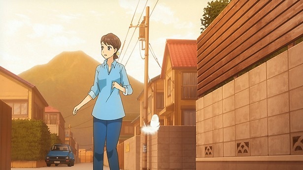 見覚えのある町にやって来たお母さん