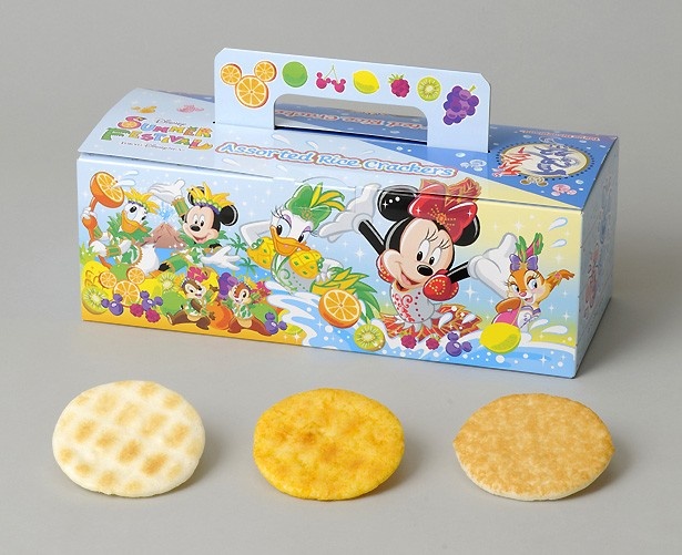 オリジナルデザインのパッケージに入ったおせんべい(1000円)